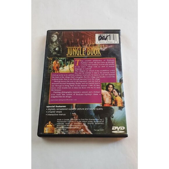 The Jungle Book DVD 2001 - Front Row Features - Picture 3 of 7